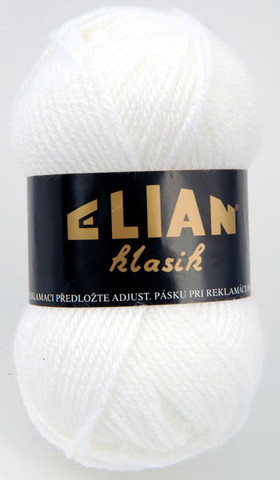 Elian Klasik 208 - Bílá antipilling
