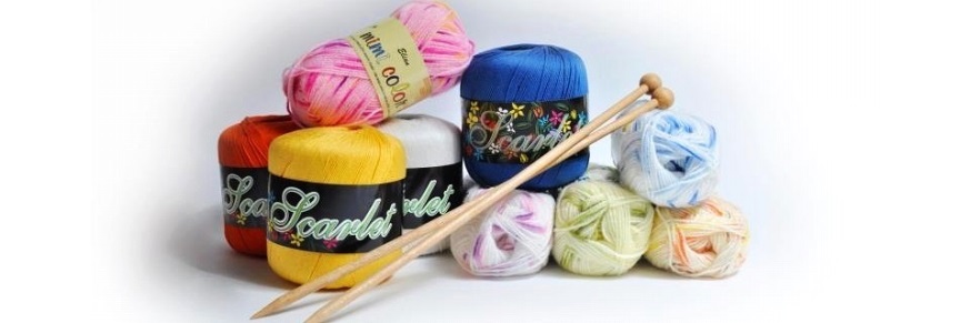 Galerie de fils à tricoter et crochet 
