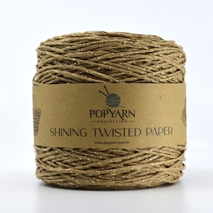 Shining twisted paper