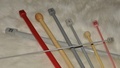 Straight knitting needles