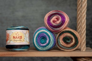 Knitting yarn Nako Angorella
