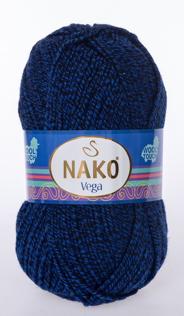Knitting yarn Vega - 21367 blue - Knitting yarn Vega - 21367