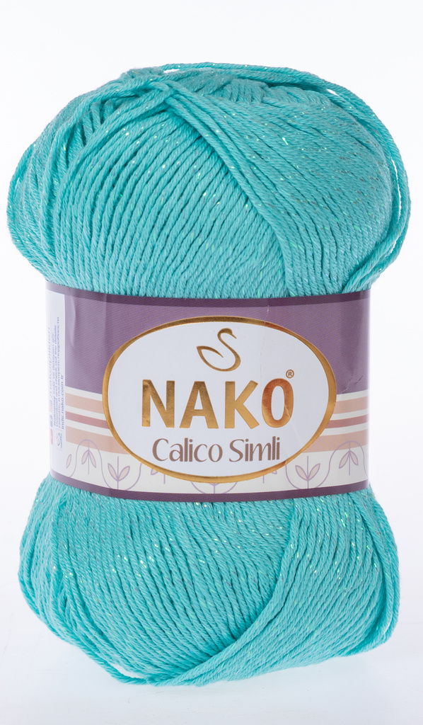 Knitting yarn Calico Simli 11221 - green - Calico simli 11221