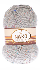 strickgarn nako hit tweed 195