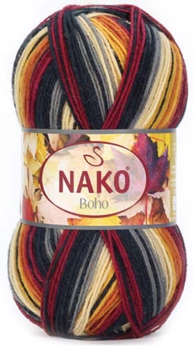 Włóczka Nako Boho 82445 - brązowy - Włóczka Boho 82445 - brązowy