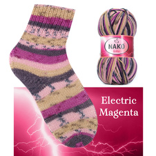 Knitting yarn Nako Boho 82448 - purple - Knitting yarn Boho 82448 - purple
