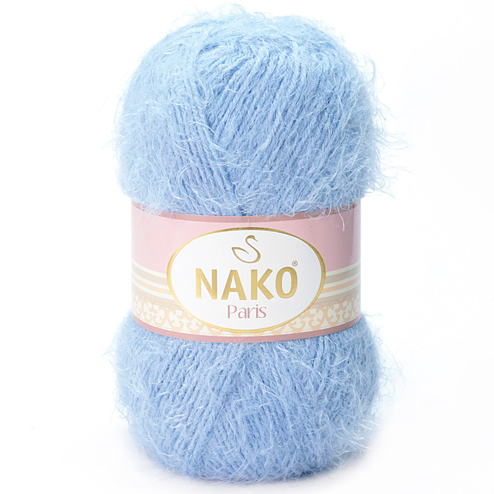 Knitting yarn Nako Paris 04129 blue - Knitting yarn Nako Paris 04129