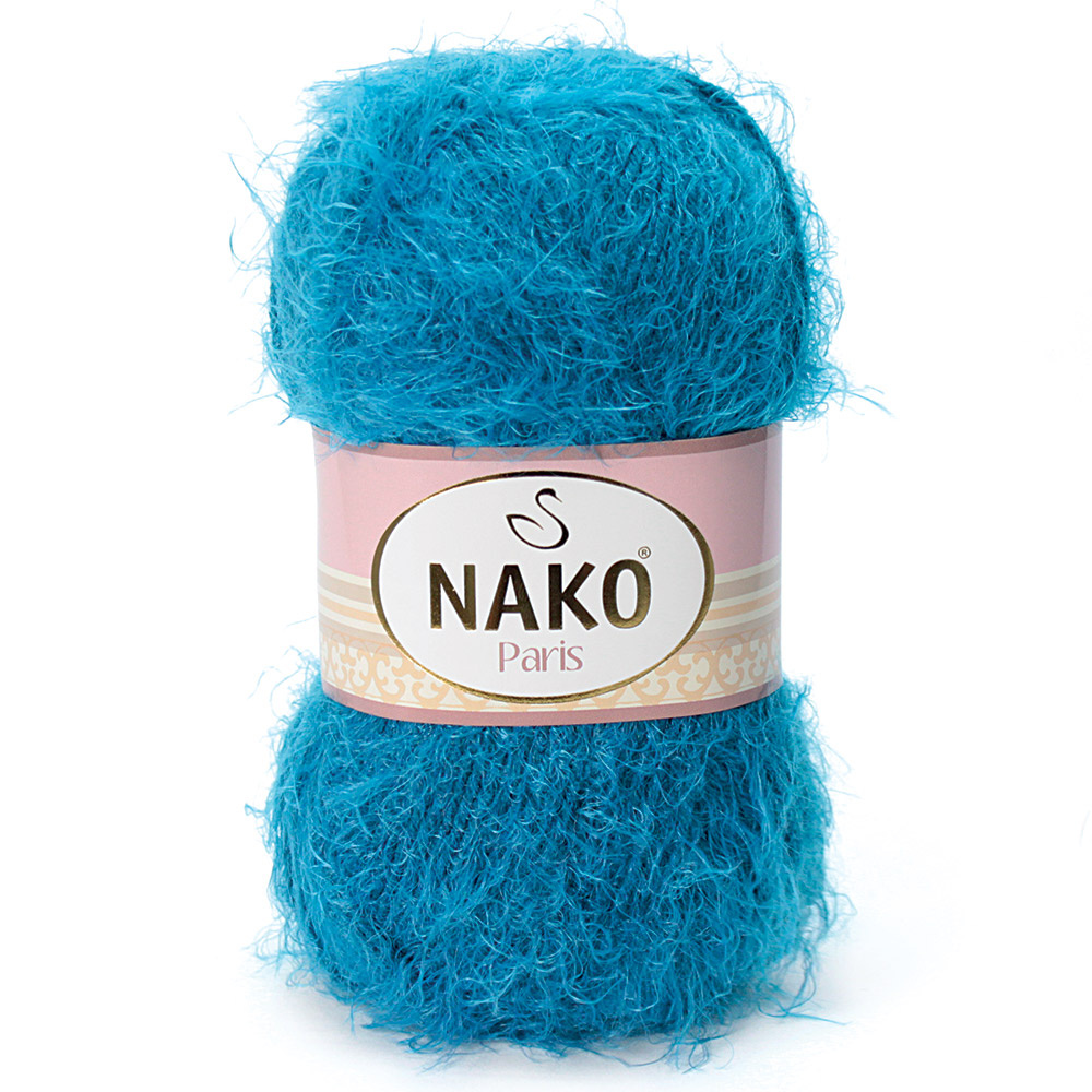 Knitting yarn Nako Paris 10328 blue - Knitting yarn Nako Paris 10328