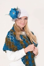 Knitting yarn Country 20546 - blue - elian country 