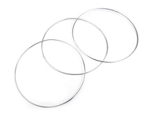 Kovový kruh na lapač snov / k dekorovanie ⌀25 cm - Kovový kruh na lapač snov / k dekorovanie ⌀25 cm