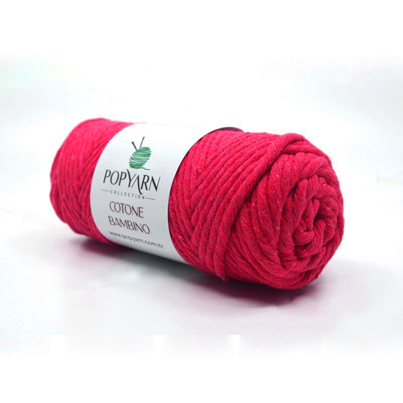 Cotone bambino B117 - červená, 250g 60m