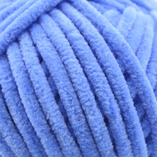 Fil à tricoter Velvet B028 - bleu - fil a tricoter Velvet B028