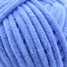 Strickgarn Velvet B028 - blau - Garn Velvet B028