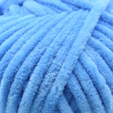 Knitting yarn Velvet B019 - blue - Yarn Velvet B019 