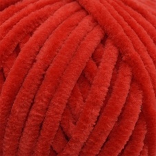 Knitting yarn Velvet B06 - red - Yarn Velvet B06