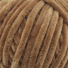 Knitting yarn Velvet B09 - brown - Yarn Velvet B09 