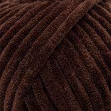 Fil à tricoter Velvet B011 - marron - fil a tricoter Velvet B011 