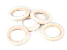 Wooden ring (2pcs) Ø48 mm for dream catcher / for decoration - Wooden ring (2pcs) Ø48 mm for dream catcher / for decoration