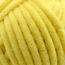 Knitting yarn Velvet B012 - yellow - Yarn Velvet B012