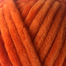 Knitting yarn Velvet B030 - orange - Yarn Velvet B030 