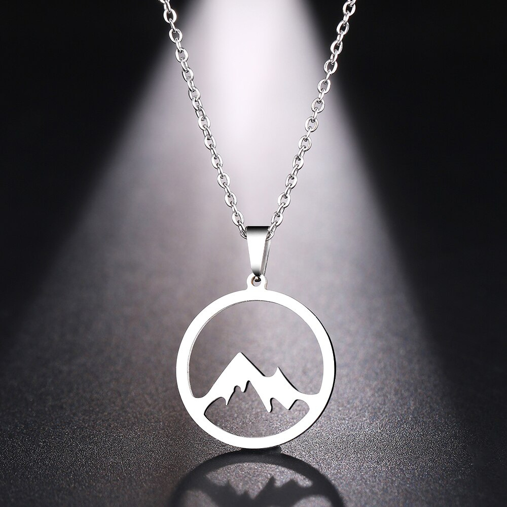 Náhrdelník Hory 1 - Stříbrný - náhrdelník hory stříbrny