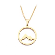 Necklace Mountains 1 - gold