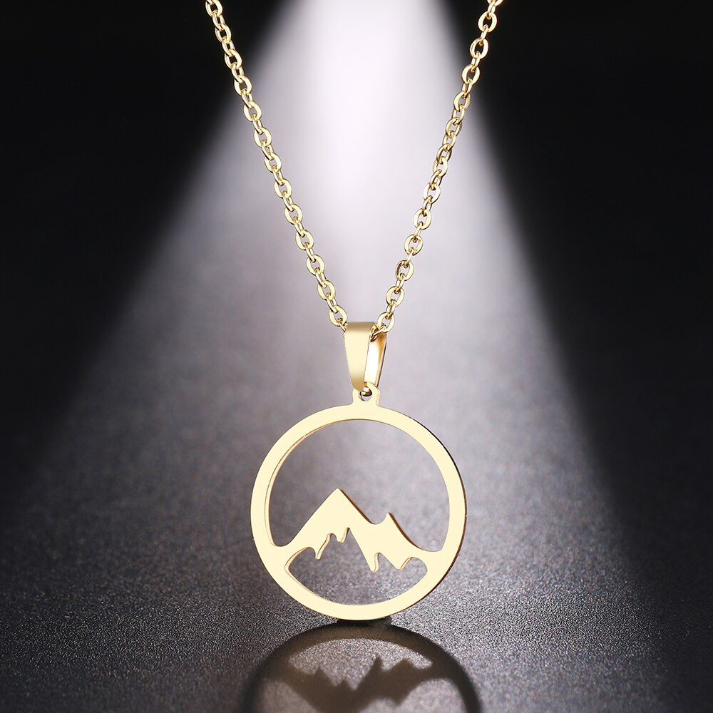 Náhrdelník Hory 1 - zlatý - náhrdelník hory zlatý