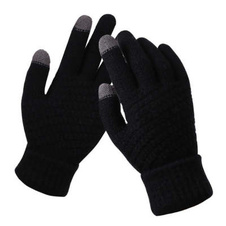 gants noirs pour téléphone
