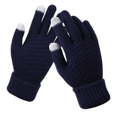 Rękawiczki zimowe na telefon - indigo - rękawiczki zimowe na telefon