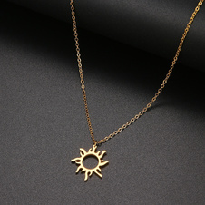 Necklace sun - gold - Necklace sun