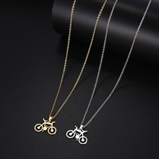 Halskette Fahrrad - gold - Halskette fahrrad