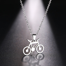 Necklace bike - silver - Necklace bike