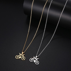 Necklace bike - silver - Necklace bike