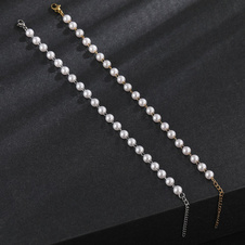 Pearl bracelet - silver