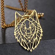 Halskette wolf