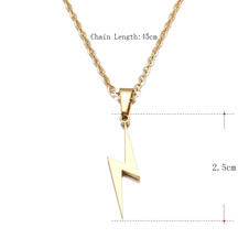 Necklace lightning - gold - Necklace lightning