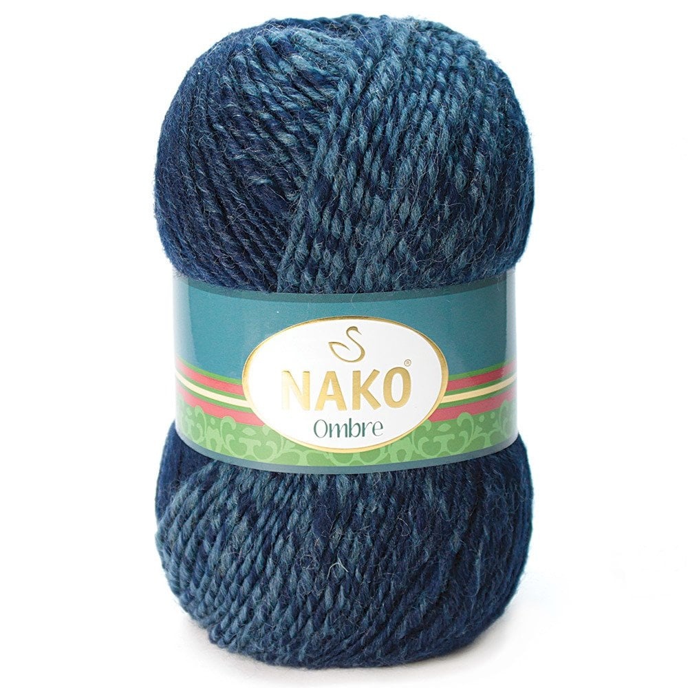 Knitting yarn Ombre 20317 - blue - Nako Ombre 20317