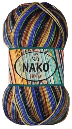Włóczka Nako Boho 32450 - niebieski