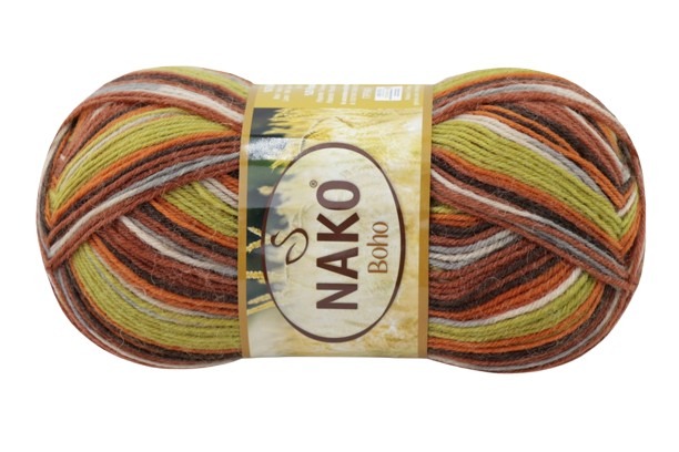 Priadza Nako Boho 82441 - hnedá