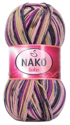 Priadza Nako Boho 82448 - fialová