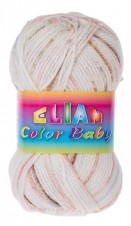 Pletací příze Elian Color Baby - 334 hnědá