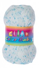 Pletací příze Elian Color Baby - 747 modrá