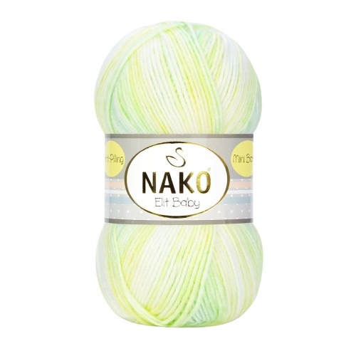 Knitting yarn Nako Elit Baby 32424 - green