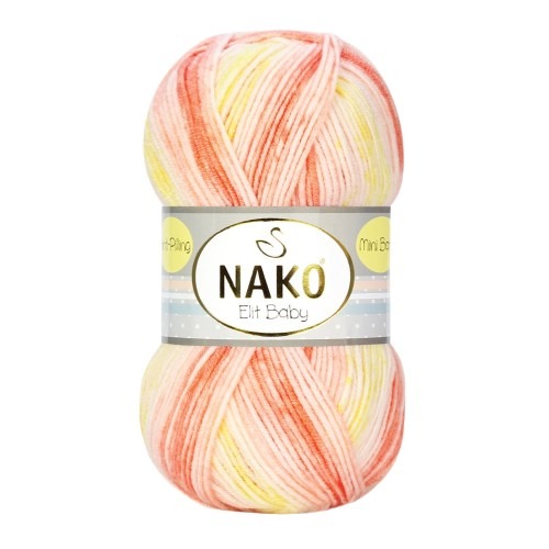 Włoczka Nako Elit Baby 32430 - pomaranczowy