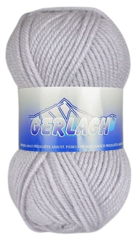 Knitting yarn Gerlach 10020 - grey