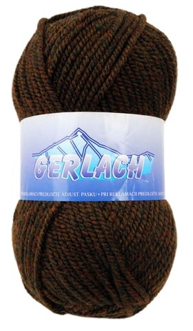Knitting yarn Gerlach 1410 - brown