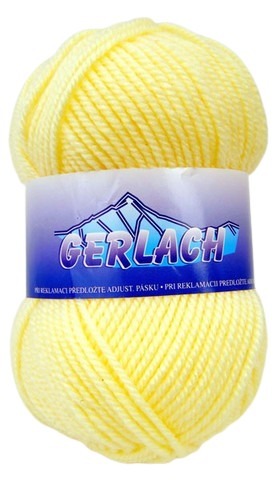 Knitting yarn Gerlach 2098 - yellow