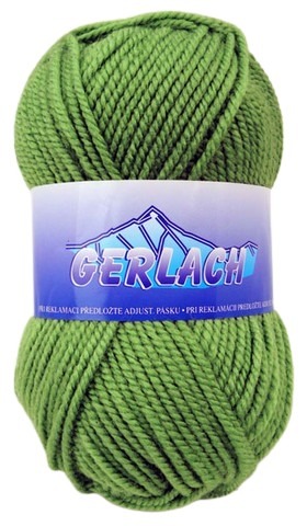 Knitting yarn Gerlach 3421 - green