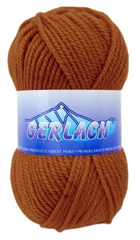 Knitting yarn Gerlach 5421 - brown