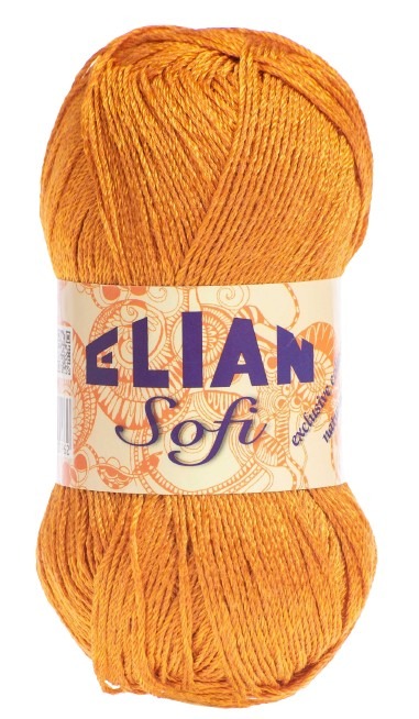 Příze Elian Sofi 4876 - žlutá